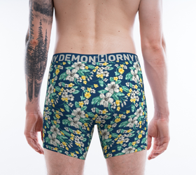 Boxer Briefs - Bloom Horny Demon Men's Underwear