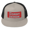 Horney Demon Red Patch Trucker Cap
