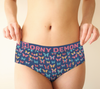 Cheeky Briefs - Butterflies Horny Demon Women's Underwear - HMC Brands