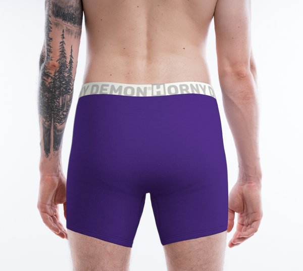 Boxer Briefs - Daddy Purple Horny Demon Men's Underwear - HMC Brands