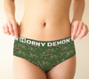 Cheeky Briefs - Cheetah In Trees Horny Demon Women's Underwear - HMC Brands