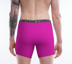 Boxer Briefs - Manly-In-Pink Horny Demon Men's Underwear