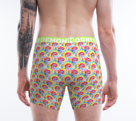 Boxer Briefs - Rainbow Swirls Horny Demon Men's Underwear