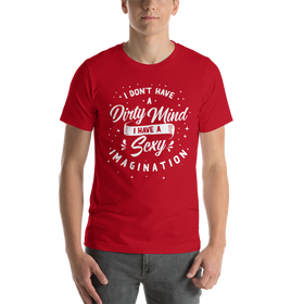 Dirty Mind Horny Demon Short-Sleeve Unisex T-Shirt