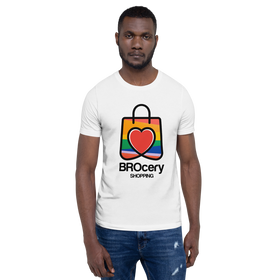 BROcery Shopping Bag Horny Demon Short-Sleeve Unisex T-Shirt